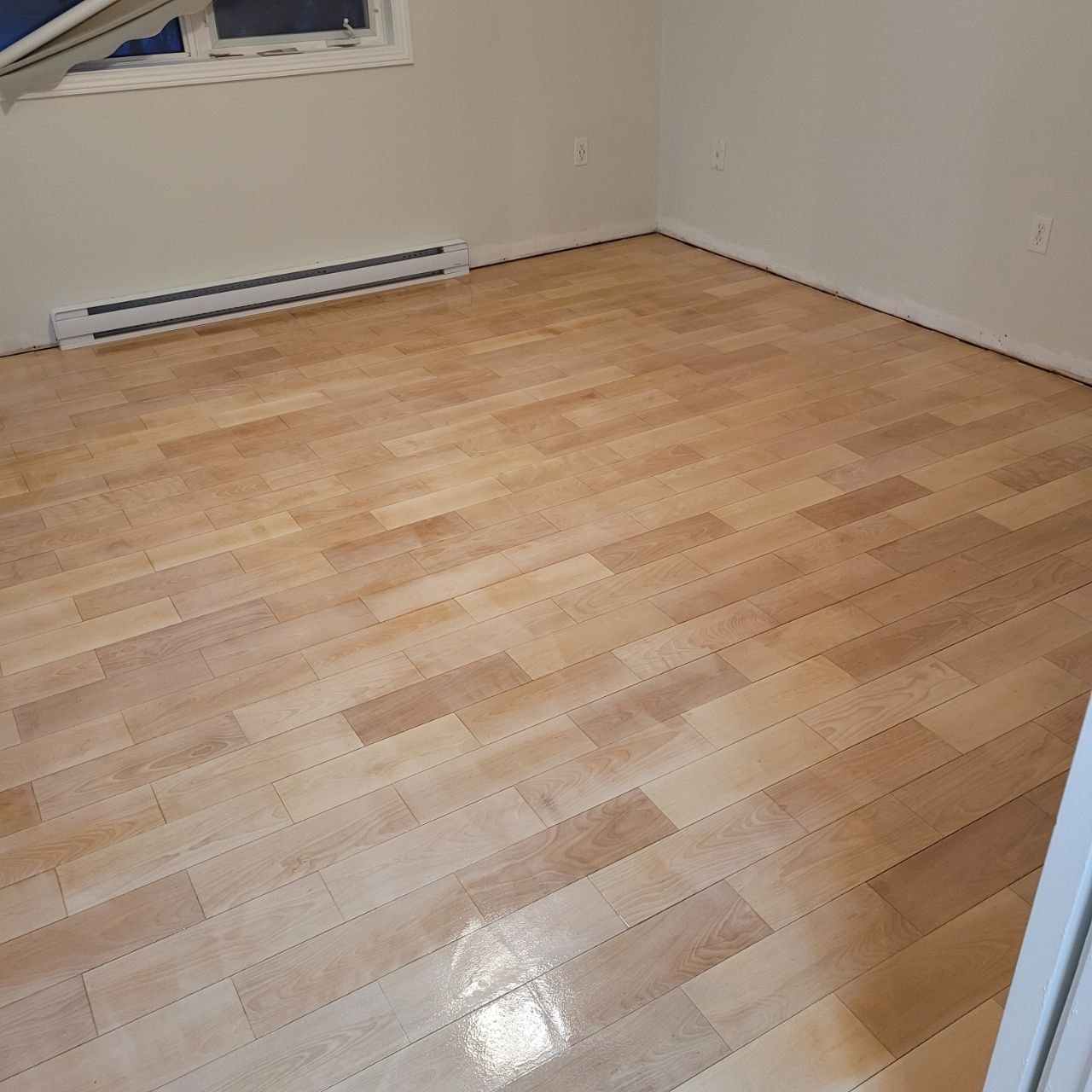 Vivid View Construction interior floor staining